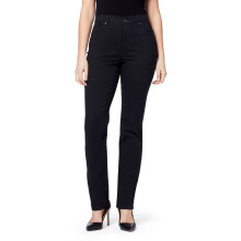 Dame- og Plus High Rise Amanda Straight Jeans, 76 cm almindelig, 69 cm kort indersøm