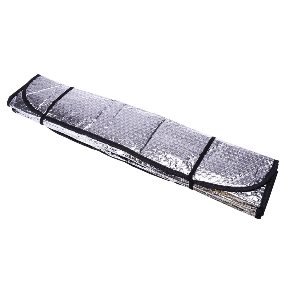 Car Auto Foldable Windshield Visor Sun Shade Heat Reflective Sun Shield (Silver) Silver 9152228438378