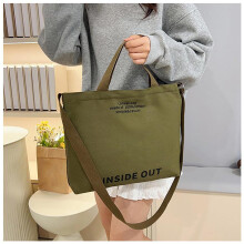 Bolso bandolera de lona estilo vintage - Bolso cruzado de gran capacidad para ir a la oficina y para la vida universitaria - Bolso retro con amplio