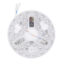Ventilatore da soffitto a LED dimmerabile da 15 W, facile da installare, con cambio colore semplice, funzione memoria, 95/265 V, diametro 5,3 pollici.