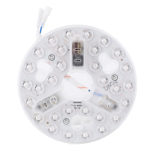 Ventilador de teto LED regulável de 15W, fácil de trocar de cor, função de memória, 95/265V, 5,3 polegadas de diâmetro.