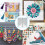 Gbayxj Curved Acrylic Quilting Ruler - Sewing Template for Home Decor Projects - Single Pack 3