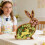 Easter Bunny Figurine Set Rabbit Statue Spring Decor 1 Piece 3