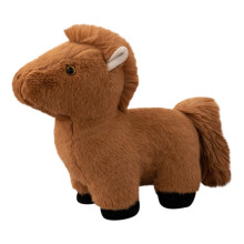 Peluche pendentif cheval en velours tricolore Sunxin 12 cm – Mignonne et douce, compatible avec le Nouvel An chinois 2026