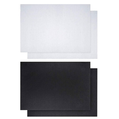 Tela de bordar rectangular duradera, 4 piezas 2