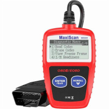 x MS309CAN OBDII-skanner OBD2-diagnoseverktøy – Skanneverktøy for motorlampe (rød)