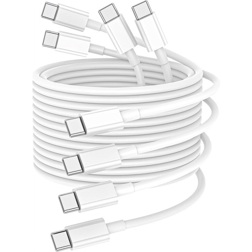 Usb-C To Usb-C 60W Fast Charging Cable (6Ft), 4-Pack Â Compatible With Iphone 15 Pro/Plus, Samsung S24/S23 Ultra, Ipad & Macbook Air 9152228440708