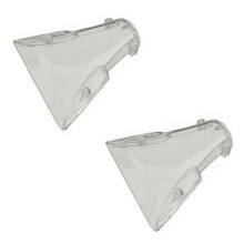 2 housses transparentes pour Puzzi 10/1, 10/2 et 8/1 - Outil de rembourrage de rechange - Numéro de pièce : 4.130-