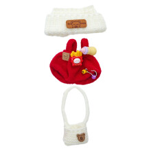 Conjunto completo de ropa para muñecas: mochila para cámara, colgante de botella pequeña para muñecas de 17 cm – Ropa Para Doll Dress Up Kit