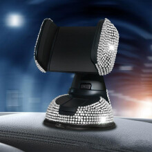 QenASHaing Universal Car Phone Holder with 360 Rotation, Vent Clip Mount, Adjustable Bracket – Compatible with Most Vehicles