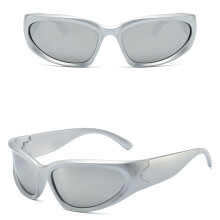(Silver Frame White Mercury) Wind Sports Sunglasses