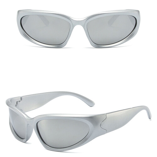 (Silver Frame White Mercury) Wind Sports Sunglasses