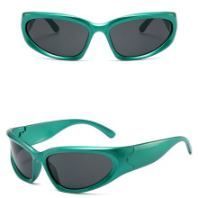 (Green Frame Gray Piece) Wind Sports Sunglasses