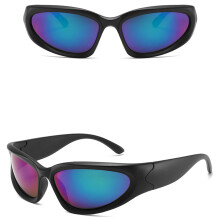 (Sand Black Green Silver) Wind Sports Sunglasses