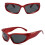 (Red Frame Gray Piece) Wind Sports Sunglasses 1