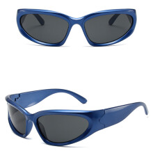 (Blue Frame Gray Piece) Wind Sports Sunglasses