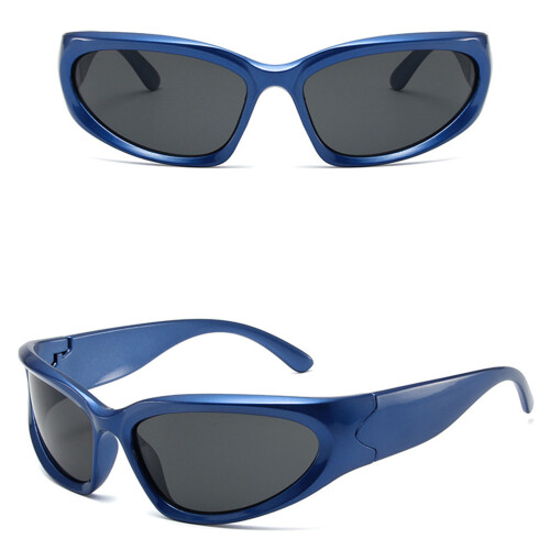(Blue Frame Gray Piece) Wind Sports Sunglasses