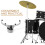 Silver-Plated Drum Rim Mount Hanger 1 Pack 3