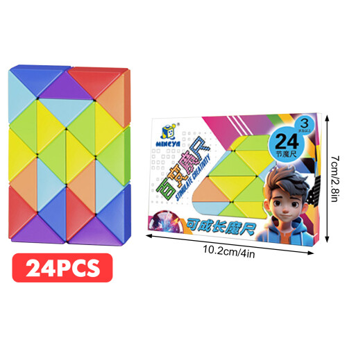 (24 Paragraph) Blocs Rainbow Twist STEM - Cube Puzzle 2