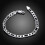 Unisex 925 Silver 6MM Flat Chain Bracelet Gift 2