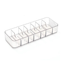 Stackable Cable Organizer With Adjustable Compartments For Multifunction Storage, Transparent Wire Management Box Featuring Removable Lid And Stylish