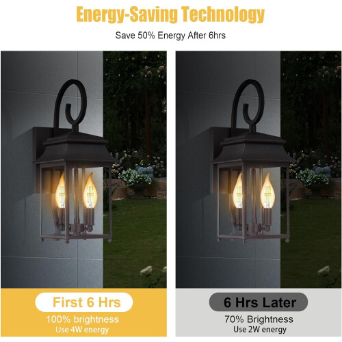 CA11 Żarówki Candelabra E12Base4W2700K Soft White450LM 2