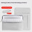 Notebook Bag Multiple Compartment Comprehensive Cushion Layer Smooth Fastening System Laptop Storage Sleeve 7