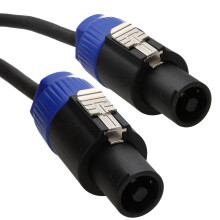 HQ PA System Speaker Lead SPK Cable with Locking Ends 1.5m 5ft