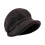 Tidningshatt Dam Bomull Fluffig Flat Cap 2