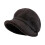 Tidningshatt Dam Bomull Fluffig Flat Cap 3