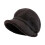 Tidningshatt Dam Bomull Fluffig Flat Cap 4
