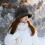 Tidningshatt Dam Bomull Fluffig Flat Cap 6