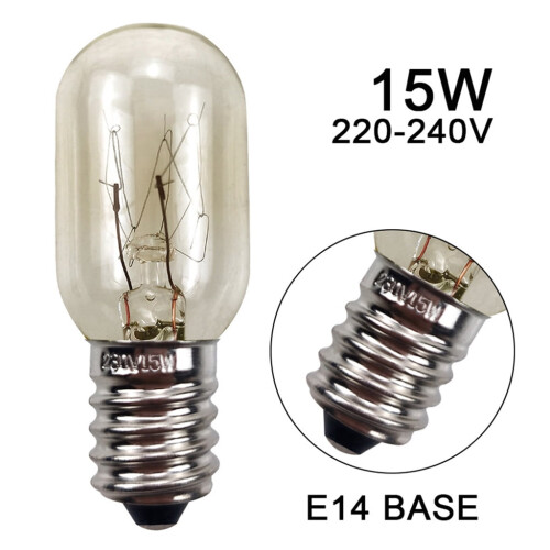 Premium Durable Microwave Oven Bulb 15 Watt Appliance Light Bulb E14 Base 2