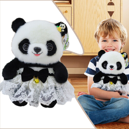 Λούτρινο λούτρινο ζωάκι Panda 9,8" – Χαριτωμένο παιχνίδι πάρτι με θέμα τα ζώα, 1
