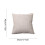 Housse de canapé d'été en polyester 45x45cm avec fermeture éclair 3