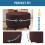 Stretch Ottoman Slipcover Chocolate Medium Fits 20-23 Inch 7