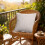 Housse de canapé d'été en polyester 45x45cm avec fermeture éclair 6
