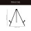 Portable Tabletop Display Easel with Triangular Base Iron Photo Stand 1Pack Back to School 4