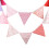 peça de bandeirola triangular floral para decoração de festas temáticas. 2