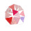 peça de bandeirola triangular floral para decoração de festas temáticas. 3