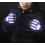 LED-halffingerglödande handskar – ett par 5
