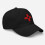 Καπέλο Zia Sun Symbol - Κόκκινο Νέο Μεξικό, Unisex, Κεντημένο Καπέλο Zia από Βαμβάκι με 6