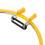 Durable Yellow Plastic Round Embroidery Hoop with Smooth Surface for Sewing Projects 5