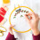 Durable Yellow Plastic Round Embroidery Hoop with Smooth Surface for Sewing Projects 8