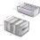 Casewin2-Pack Ντουλάπα Organizer, Κουτί Αποθήκευσης Τζιν 7 Πλέγματος, Πλενόμενο & Πτυσσόμενο 2