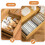 Casewin2-Pack Ντουλάπα Organizer, Κουτί Αποθήκευσης Τζιν 7 Πλέγματος, Πλενόμενο & Πτυσσόμενο 5