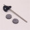 Bastrumpedal i metall med enkel installation 8