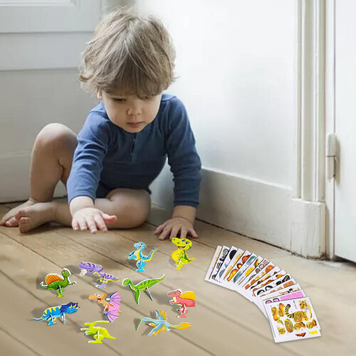 Two Pieces Animal Paradise Puzzle Set With 25 Interlocking Pieces For Creative Building And Learning 1