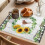 Placemats med solros och eukalyptus, 2-pack 3
