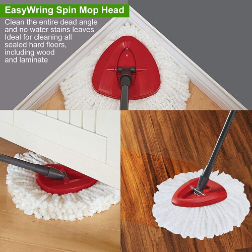 O-Cedar EasyWring Spin Mop Replacement Heads 5 Pack 1
